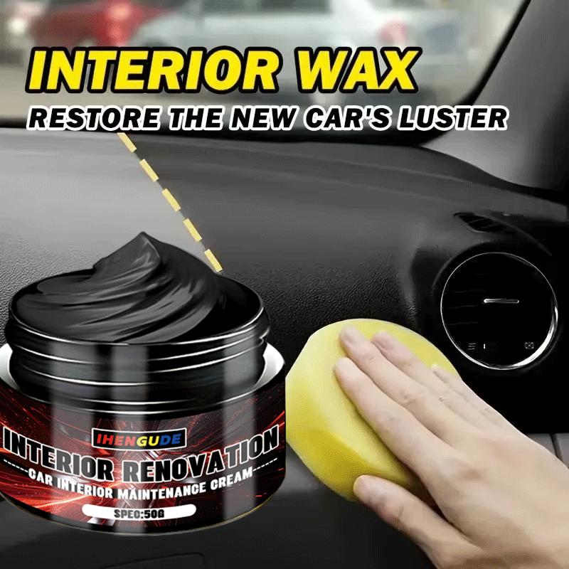 Leather Cleaner Interior - Crème d'entretien intérieur de voiture 50g